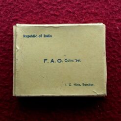 1970 - Food For All UNC 2 Coins Set (Rs.10, Ps.20) Bombay Mint