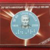 2009 - 200th Birth Anniversary of Louis Braille Proof 1 Coin Set (Rs.2)