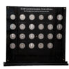 23 Silver Commemorative Coins of India Government Mint (₹10–₹1000) Acrylic Display
